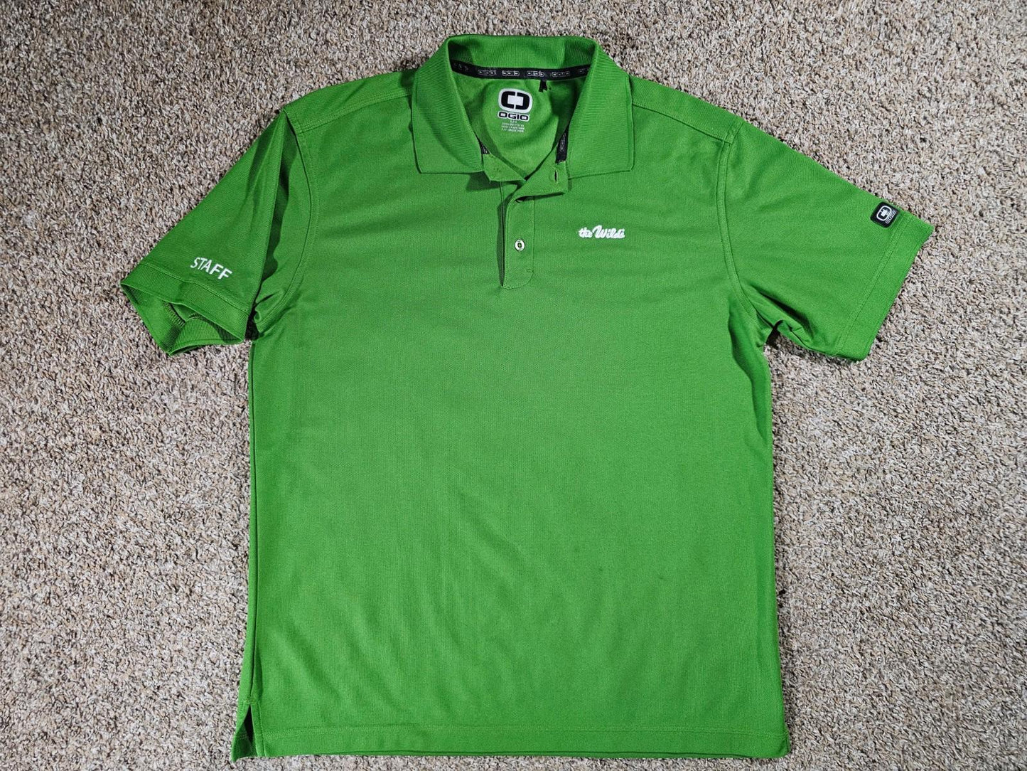 OGIO The Wilds STAFF Green Polo Shirt L