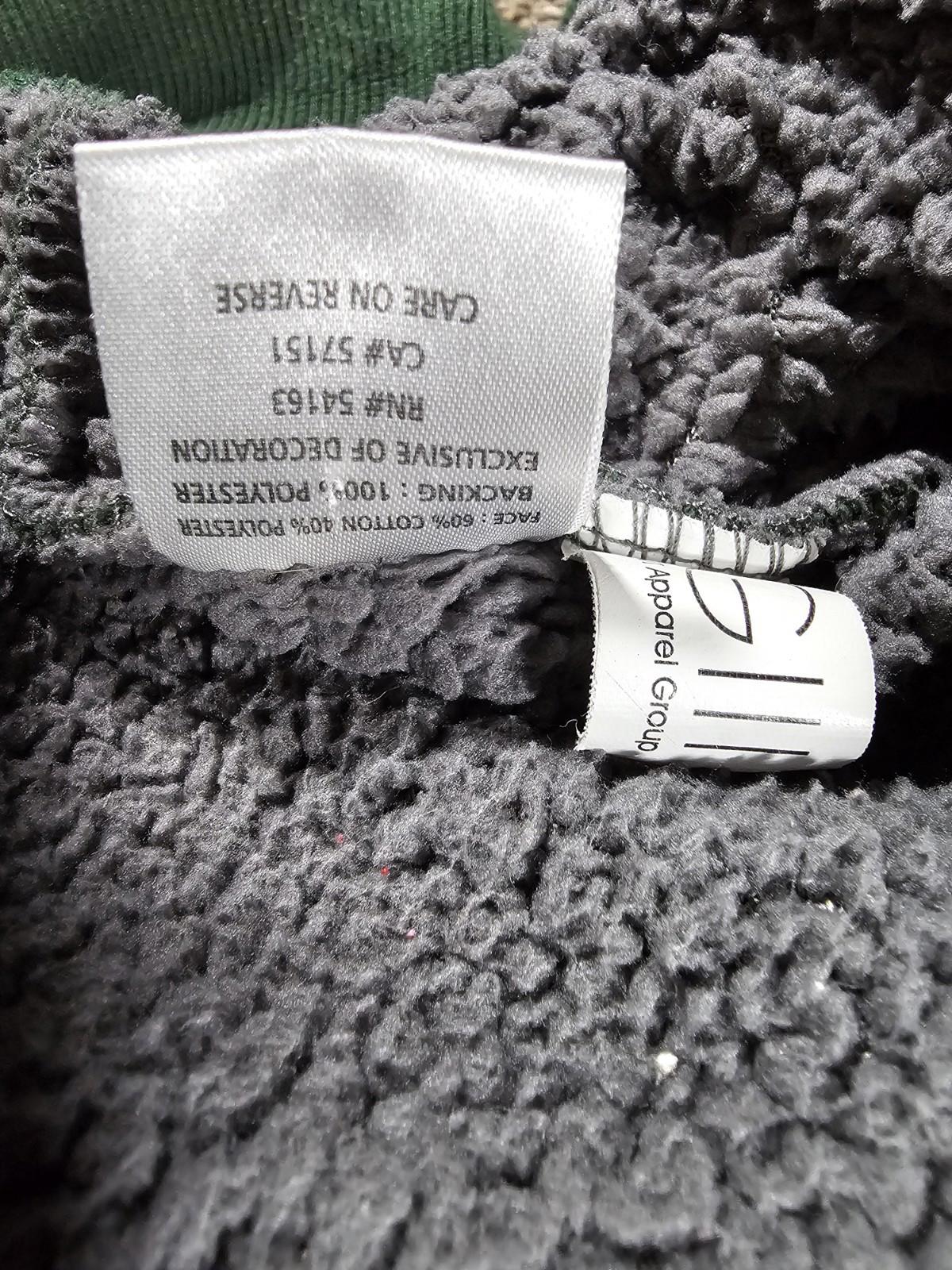 Green Bay Packers women's Lg Fullzip Green Hoodie AGIll