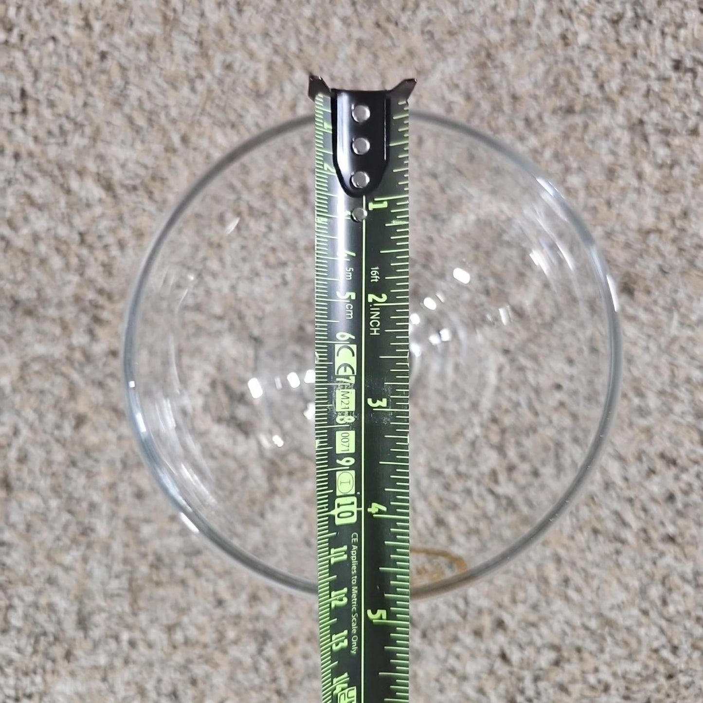 dave & busters large snifter bowl glass