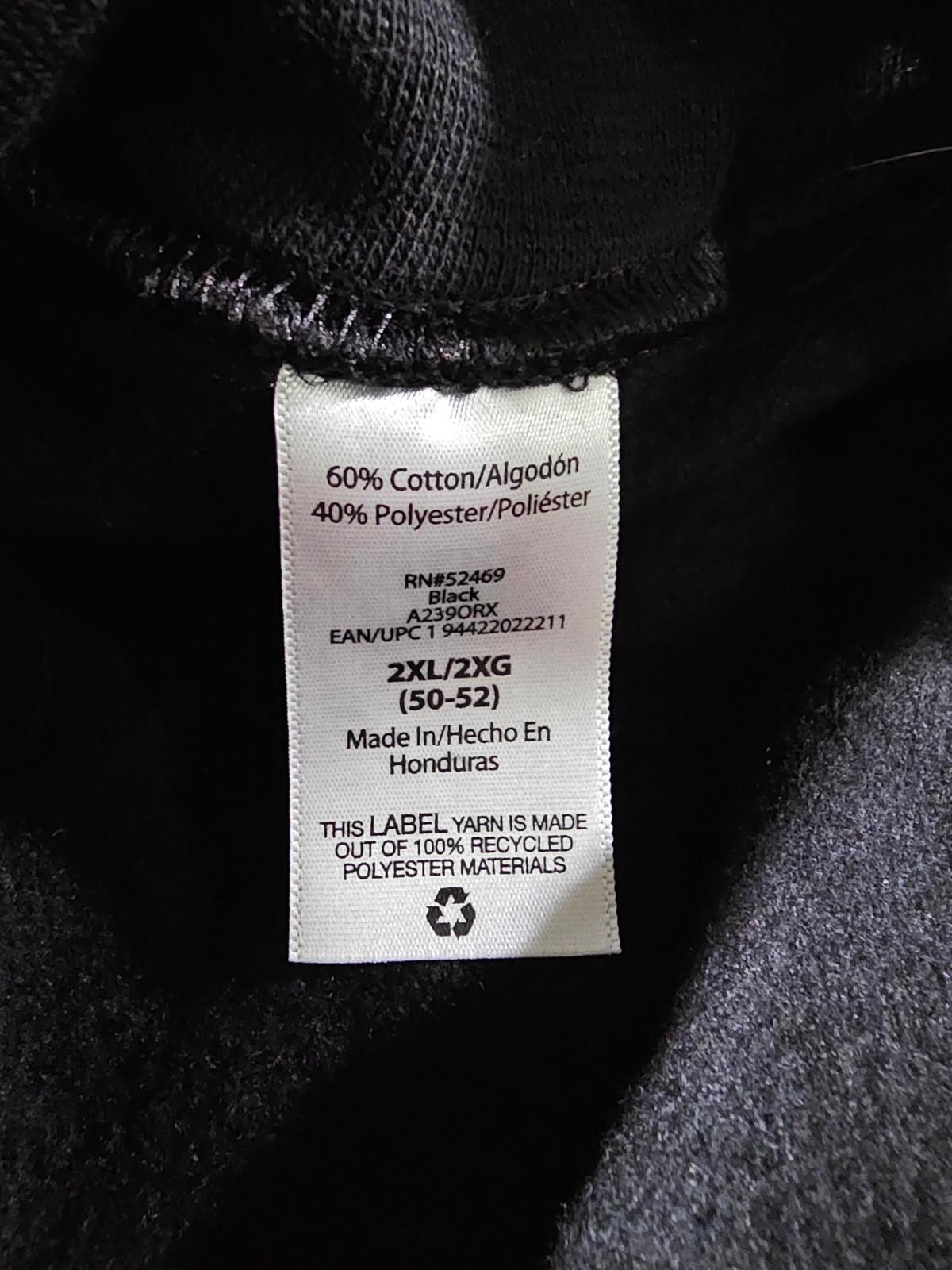 Athletic Works Wisconsin Raptors 2xl hoodie black