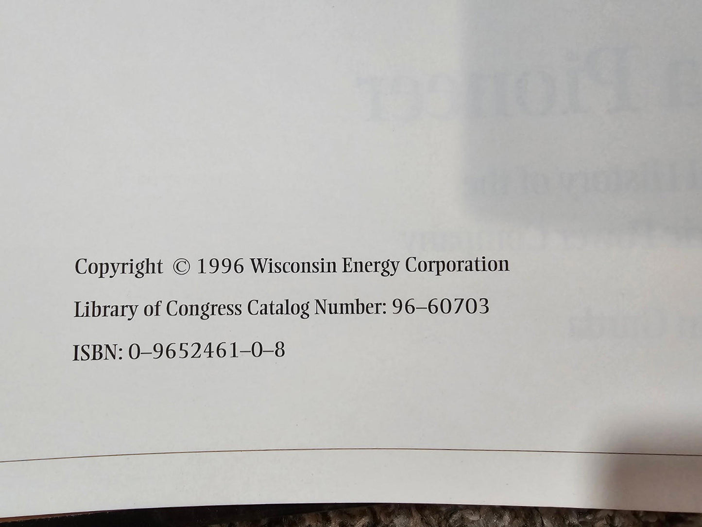 John Gurda PATH OF A PIONEER History of the Wisconsin Electric Power Company