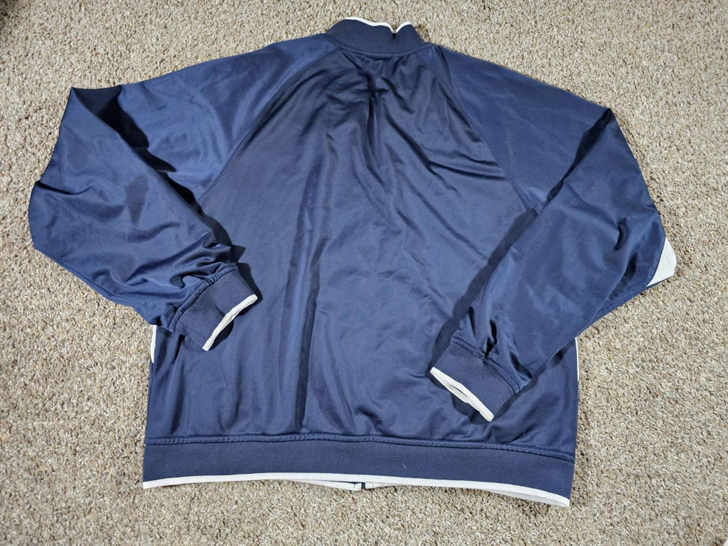 Reebok Large Fullzip Sweatshirt Jacket Blue