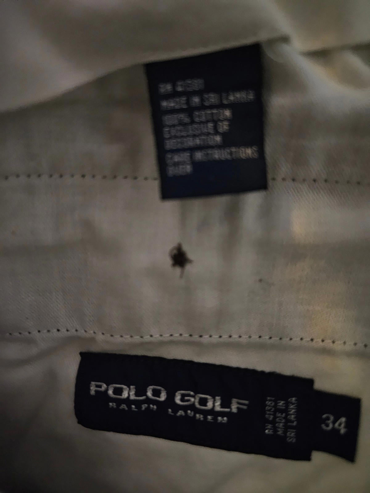 Vintage Polo Golf Ralph Lauren Classic Shorts Mens 34 Blue