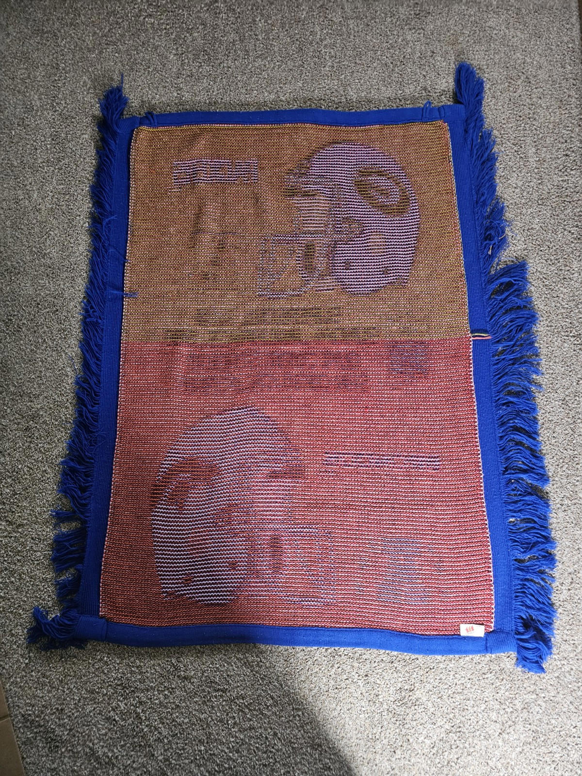 3 Strikes Packers Broncos super bowl 32 tapestry throw