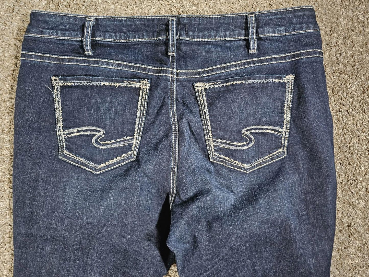 Silver Jeans SUKI Slim Boot Size 18x33L