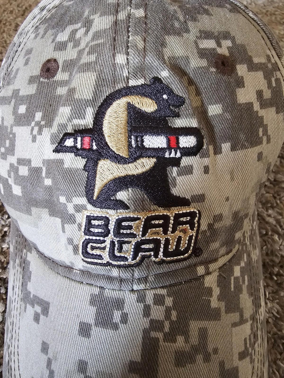Exelis camo Bear Claw hat Strapback