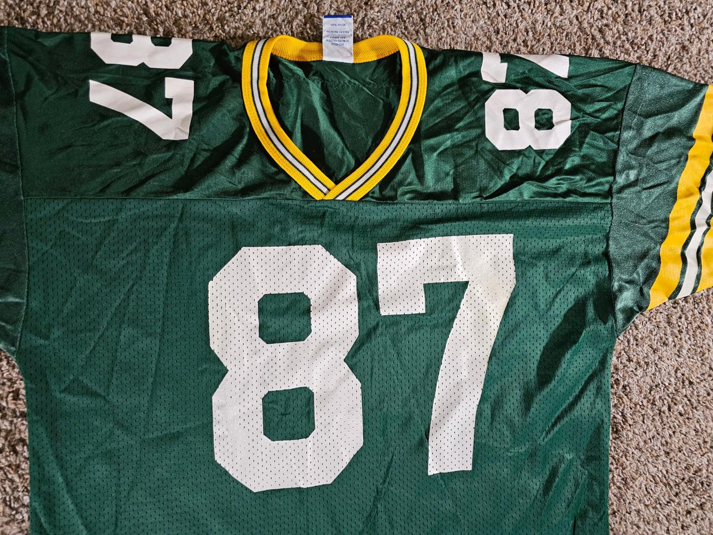 Green Bay Packers Robert Brooks #87 Champion Jersey Mens 48