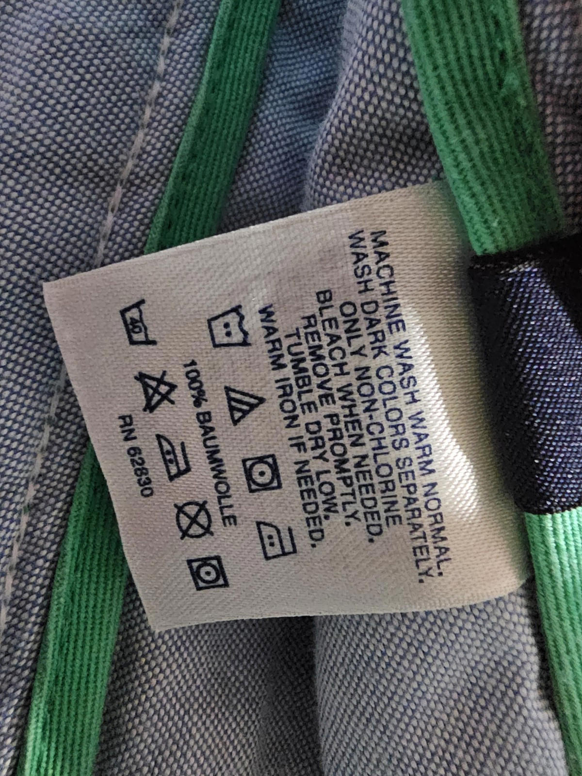 Lands End Cargo Shorts Size 35 Green