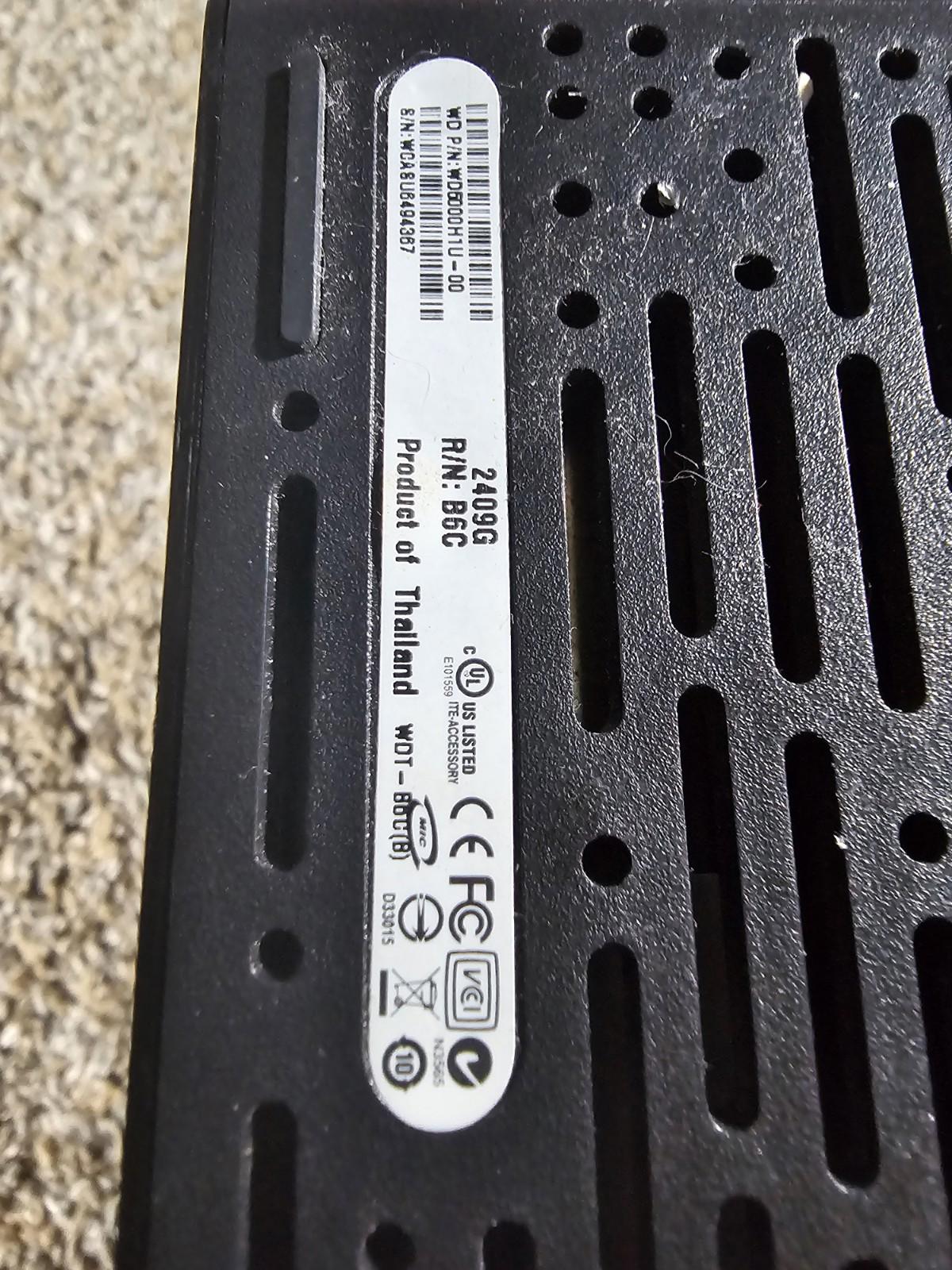 Western Digital MyBook External Storage 2409G B6C