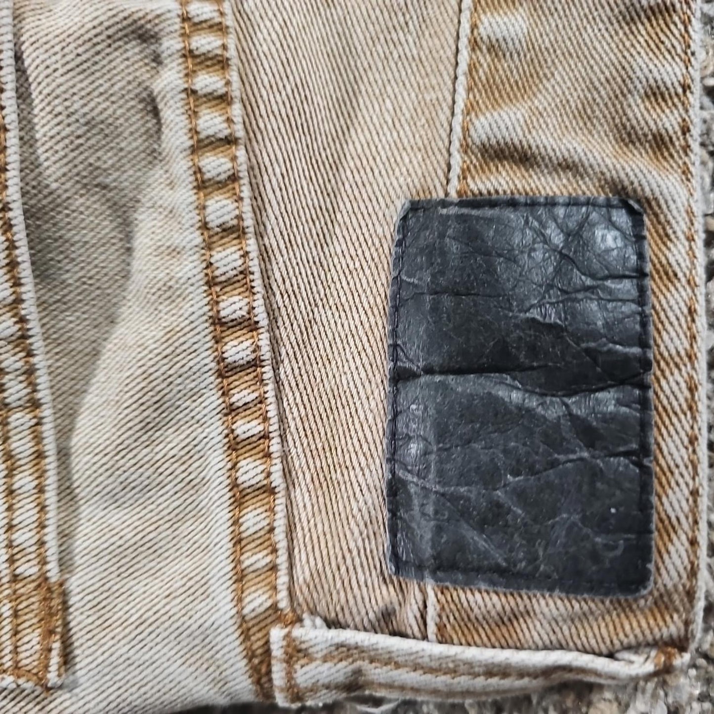 Bullhead Gravels Slim Khaki Washed Jeans Approx 30x30