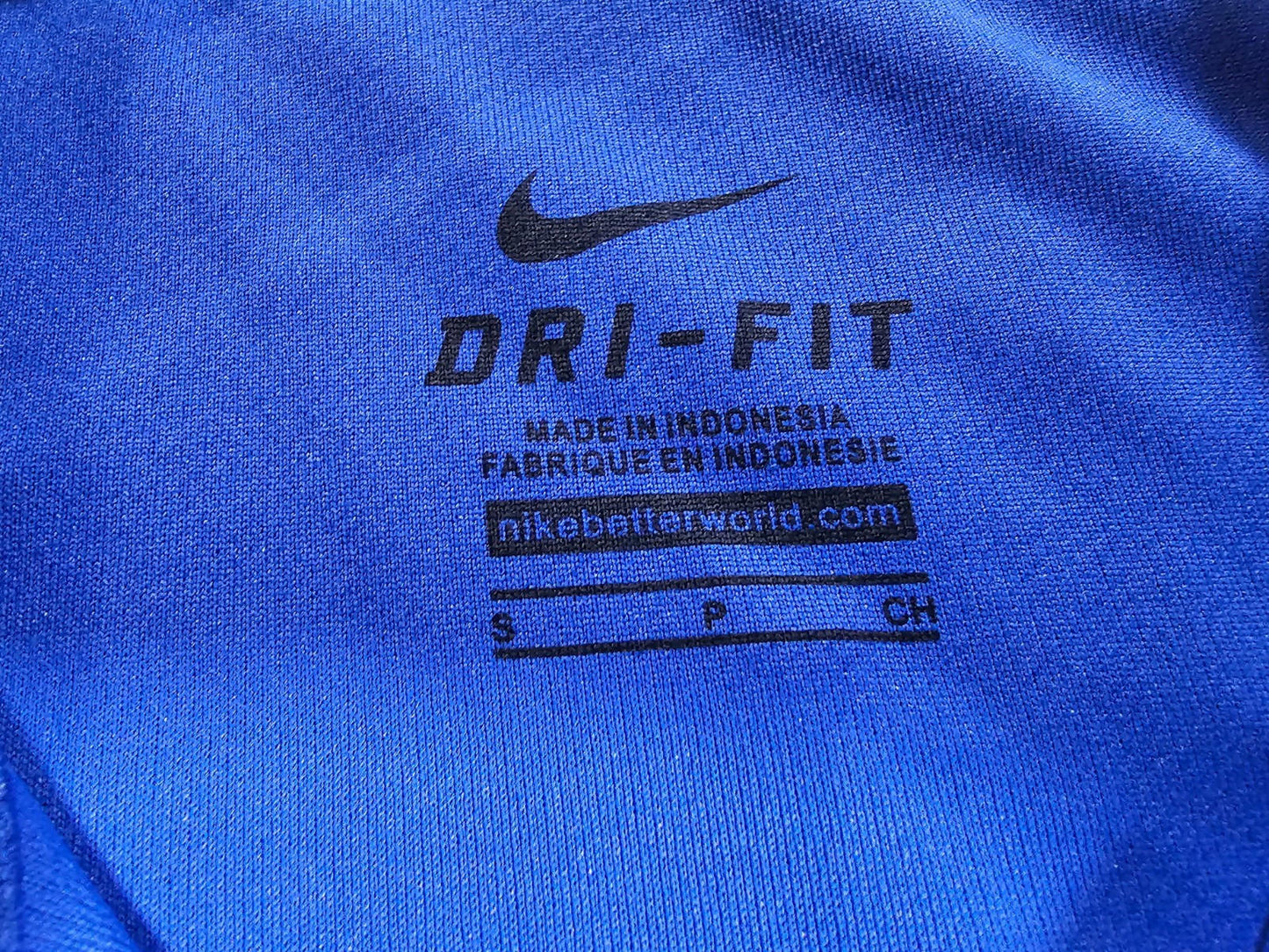Nike Golf Dri-Fit Polo Shirt Mens S Blue Golf Breathable LM