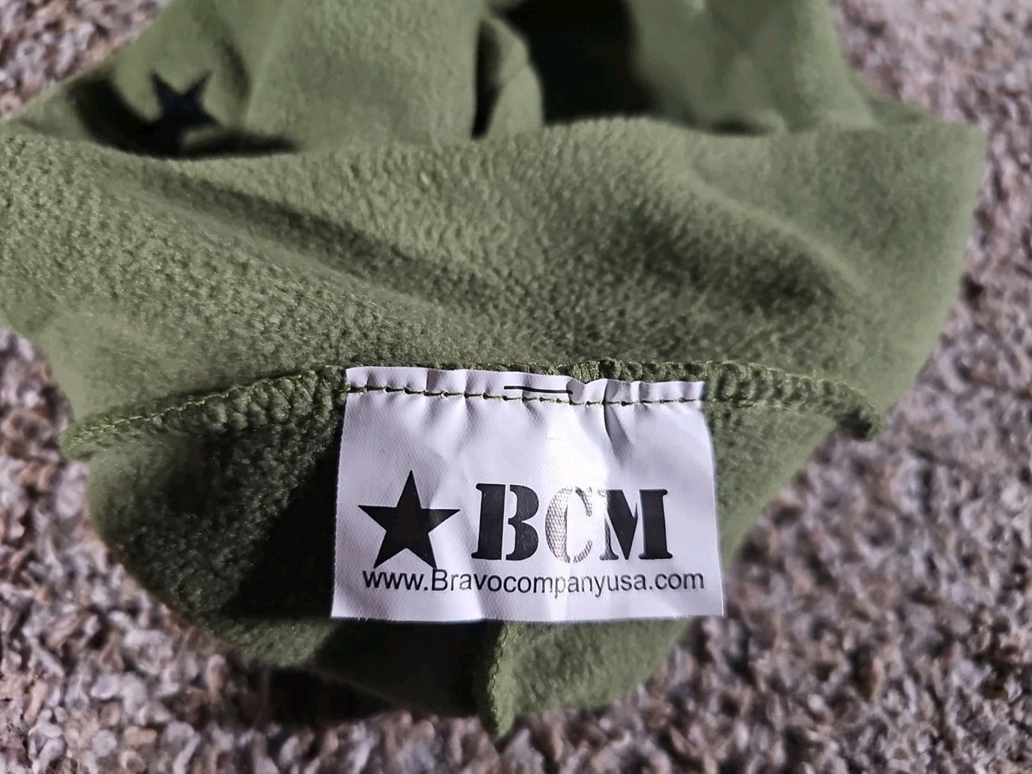 BCM Bravo Company Marines Green Winter Beanie Hat