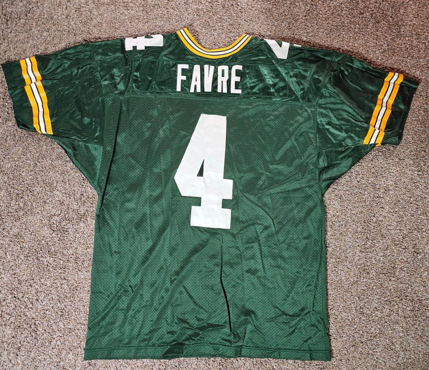 Wilson Packers Brett Favre NFL Football Jersey #4 Green XL50