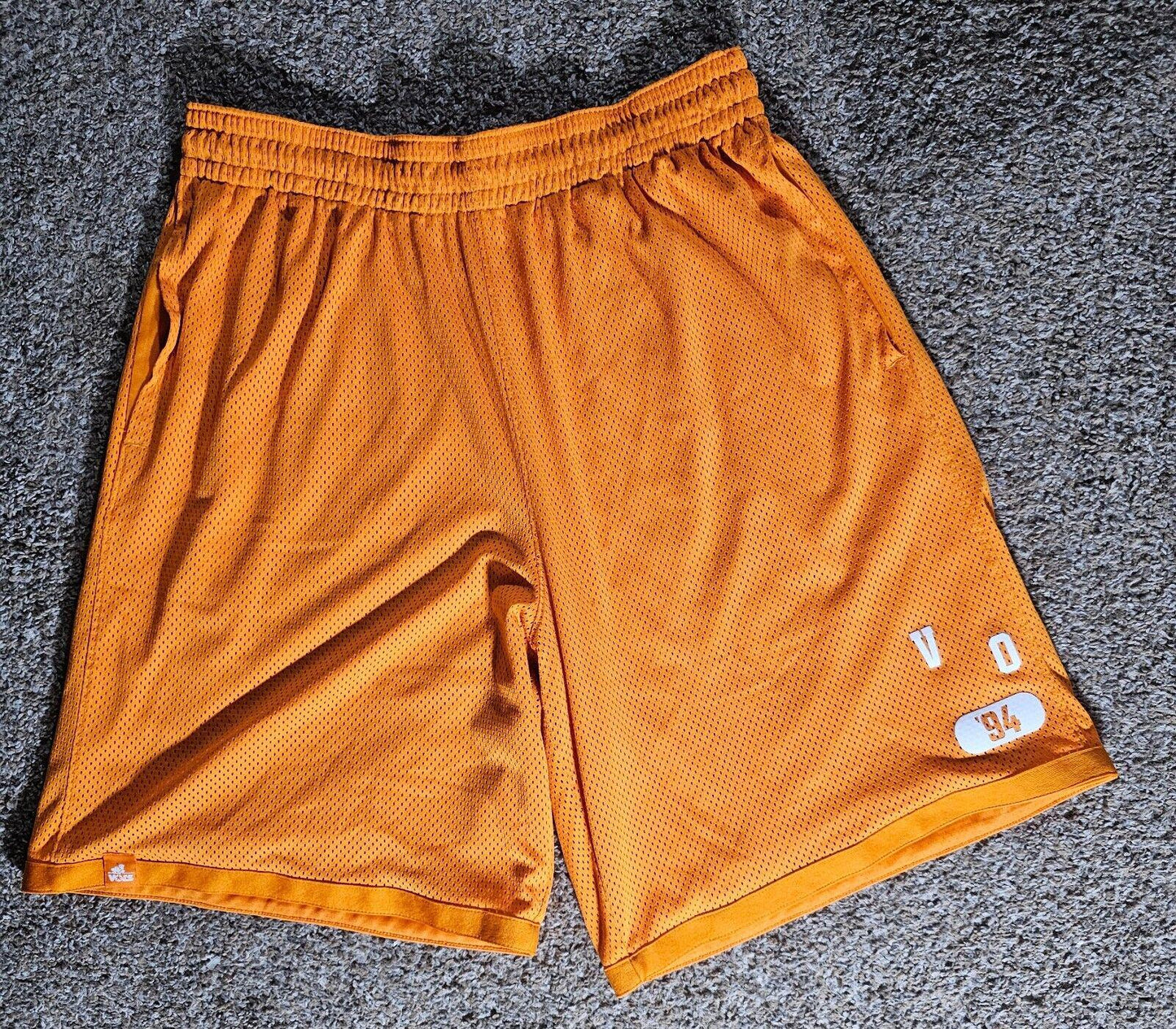Nike drifit shorts orange 94' VOLS Tennessee Volunteers XXL