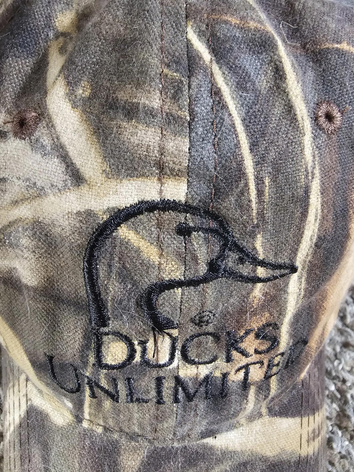 Ducks Unlimited Grass Camo Strapback Hat