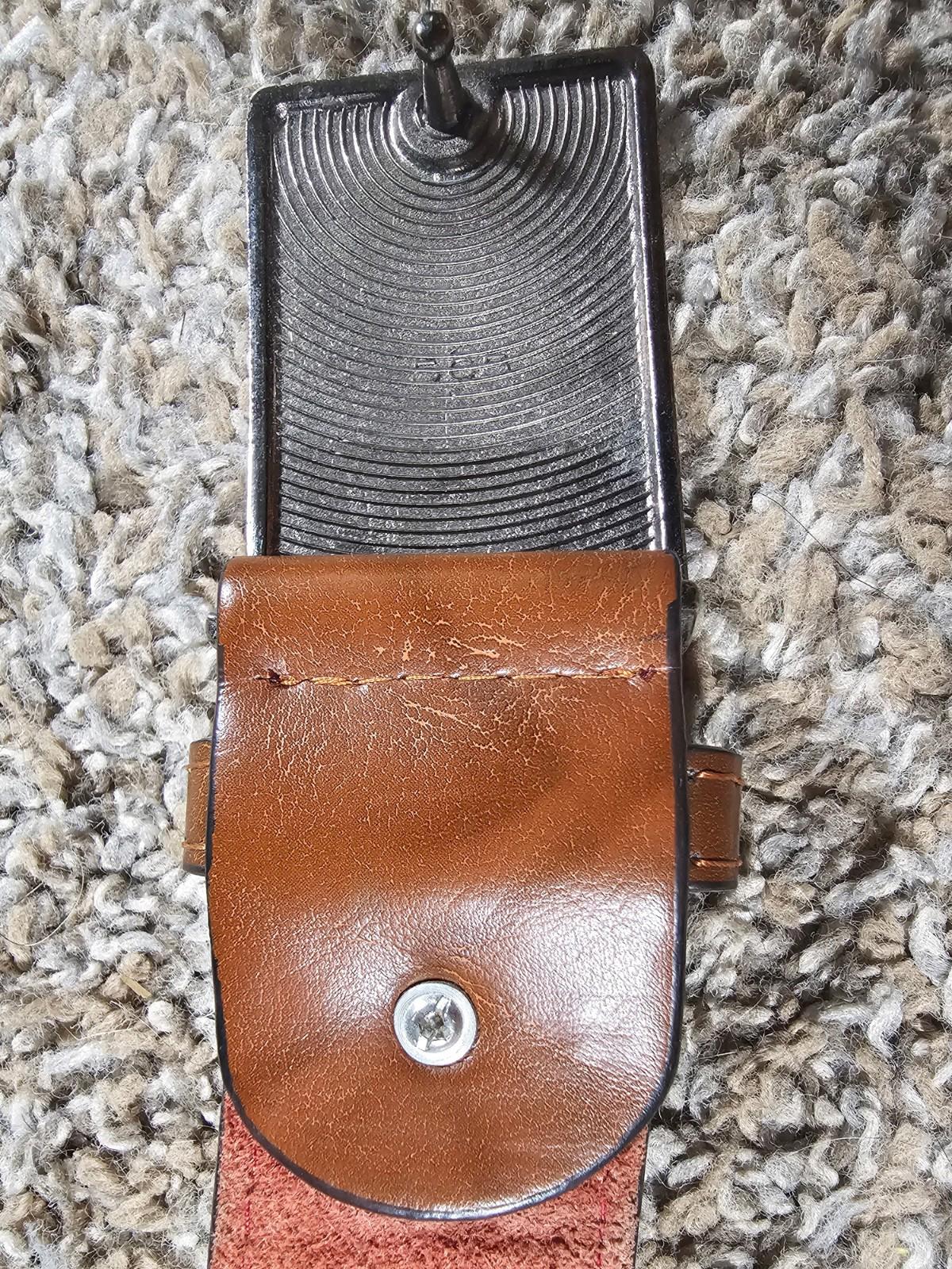 DIKA BEILA Mens Leather Belt Brown Very Soft
