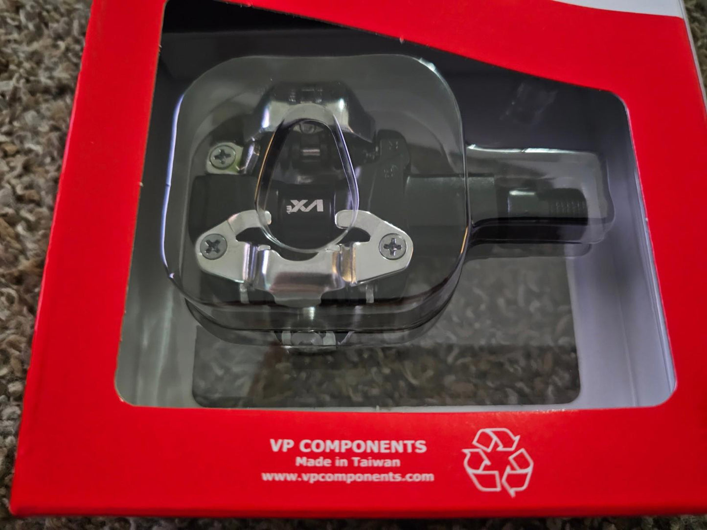 VP Components VX E Series SPD Clipless Pedals VX-1000 9/16" Black NIB