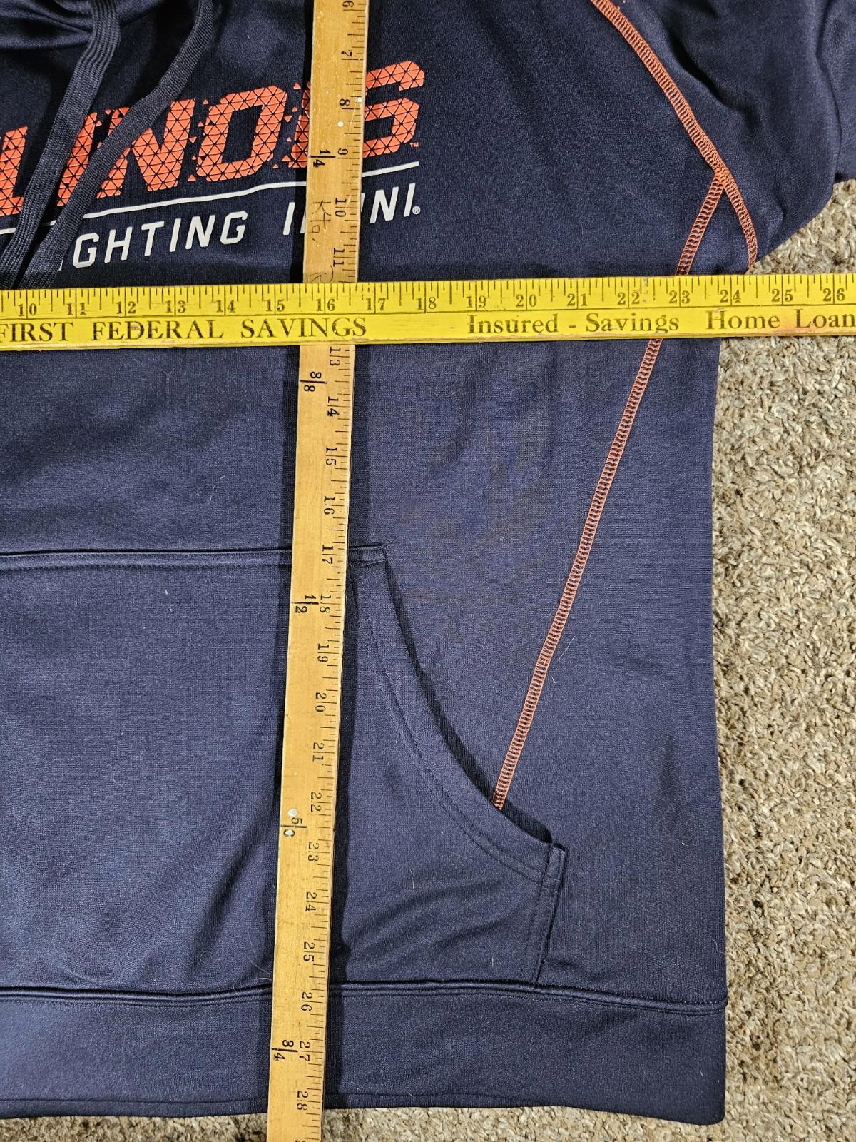 Knights Apparel Illinois Fighting Illini Lg 42/44 Hoodie