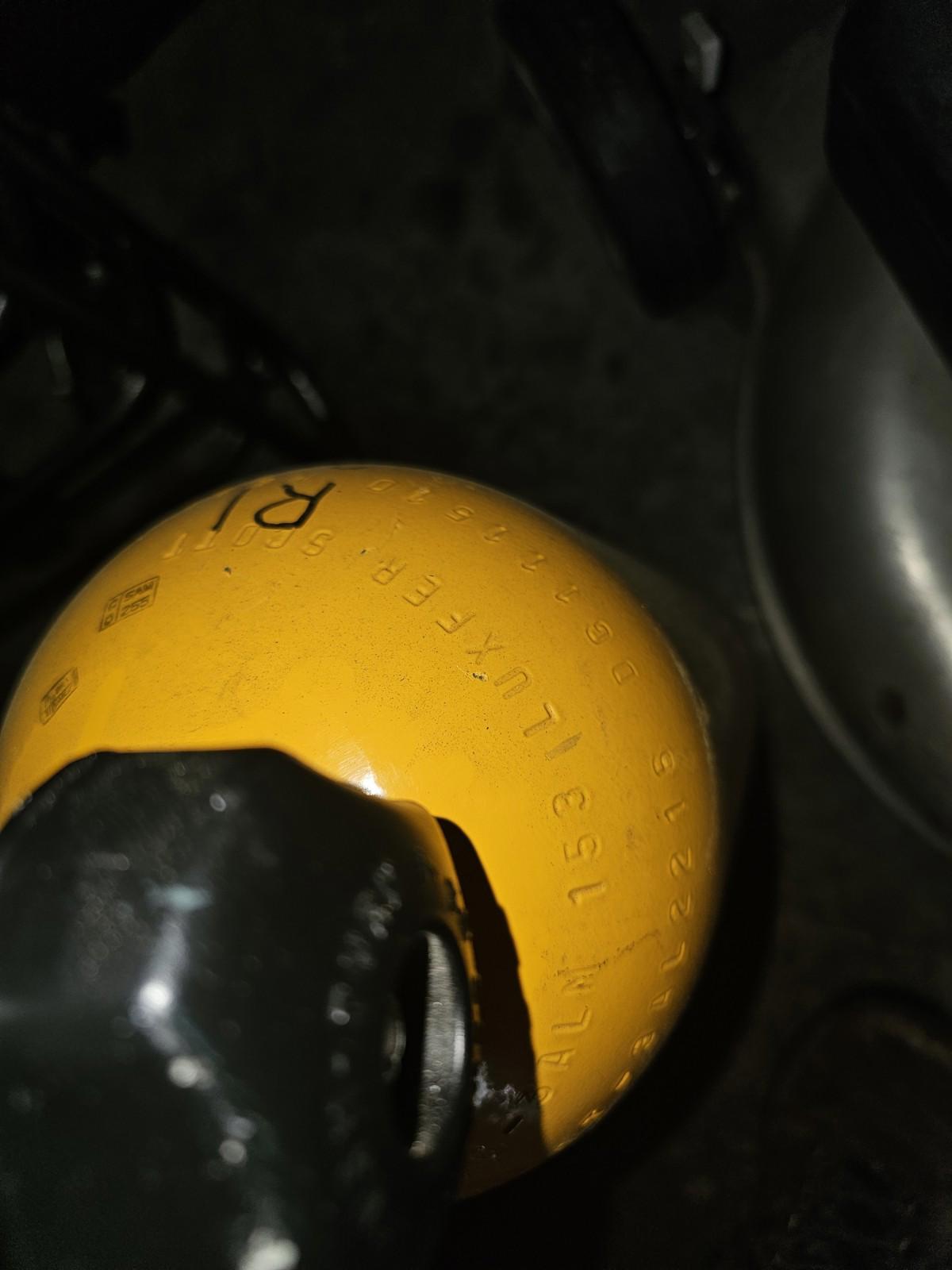 Scott Yellow Aluminum 2216 PSI Air Tank DECOMMISSIONED FIRE FIGHTING GEAR