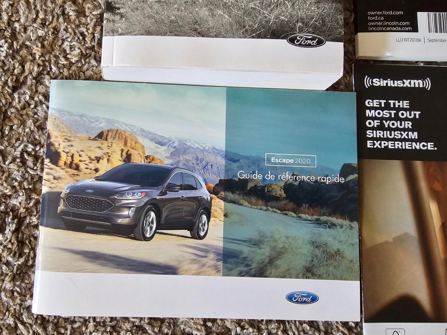 2020 Ford Escape Owners Manual Handbook Portfolio SPANISH