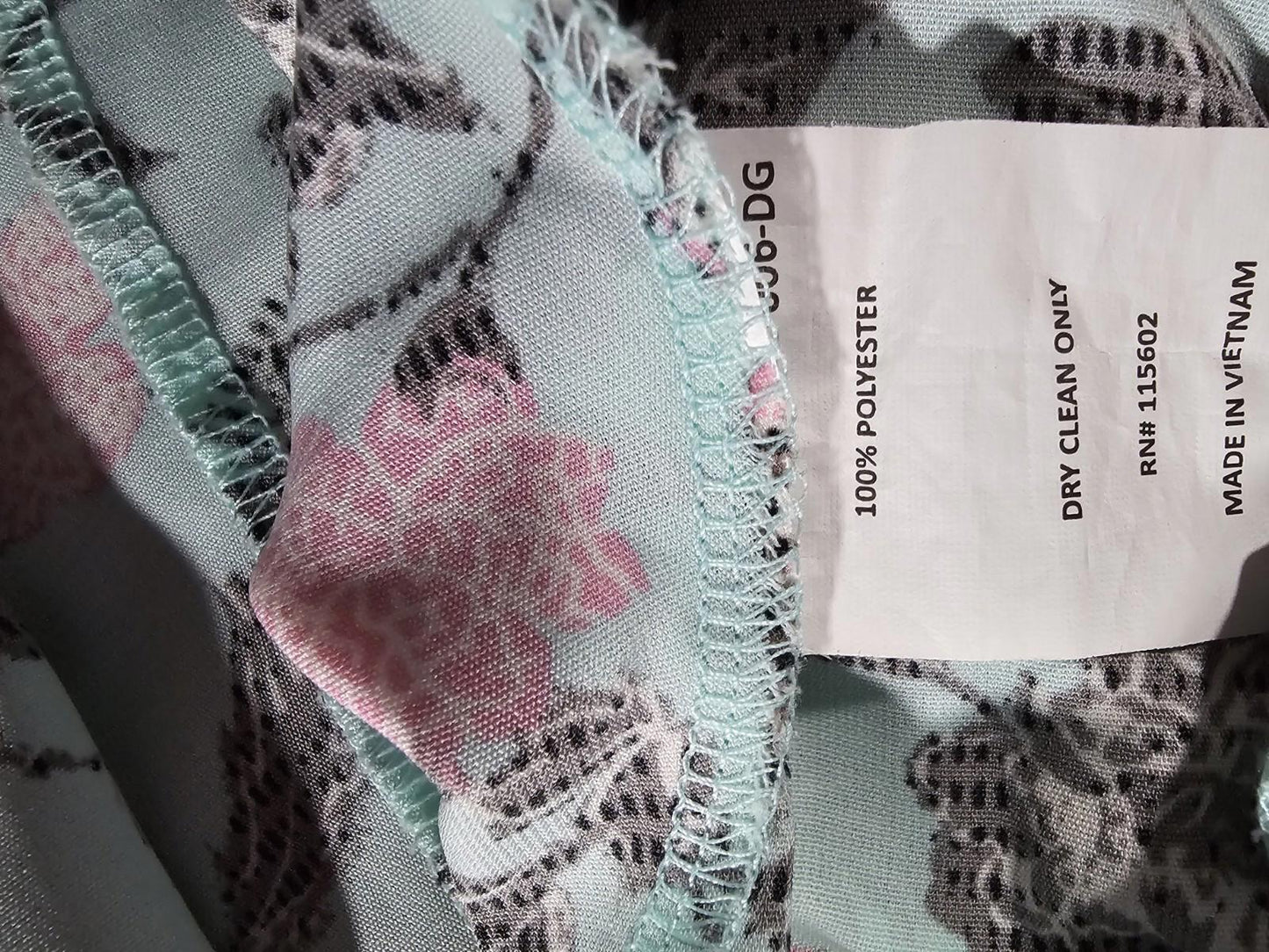 LUSH Green Floral Dress XS