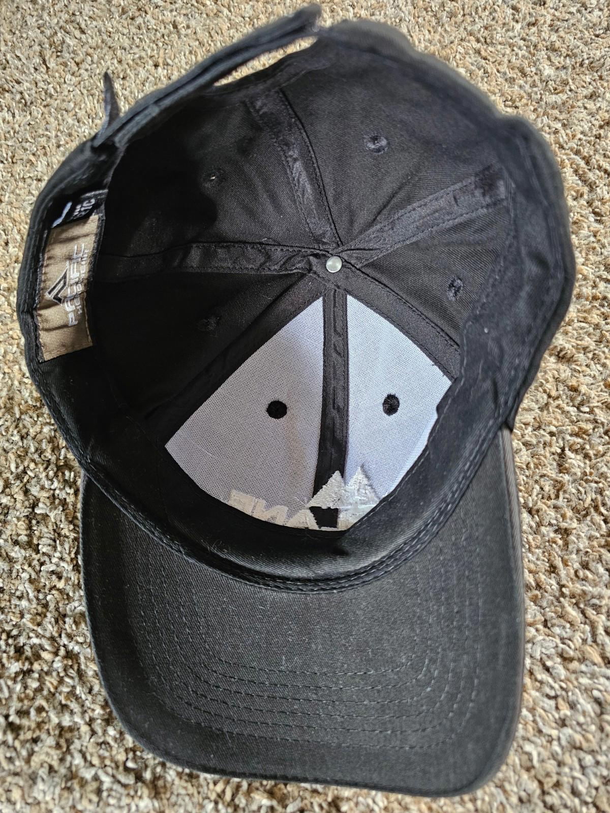 McLane Ball Cap Hat Strapback Baseball Mesh Black