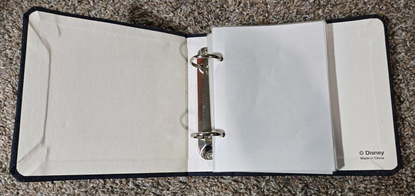 Denim Walt Disney World Mikey And Pluto 2 Ring Binder