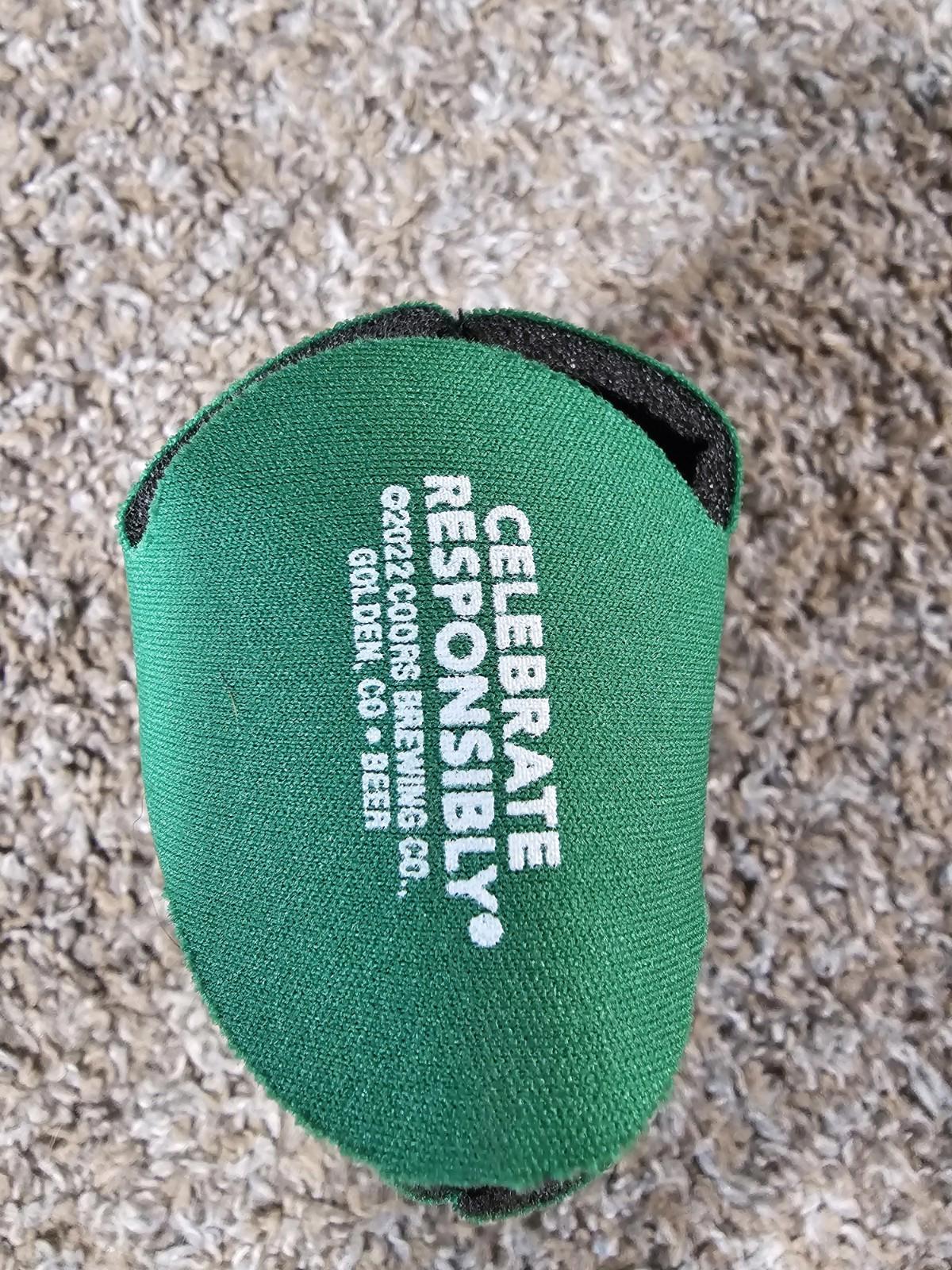 Coors Light Made To Chill St Pattys Day Holiday Green Beer Can Koozie