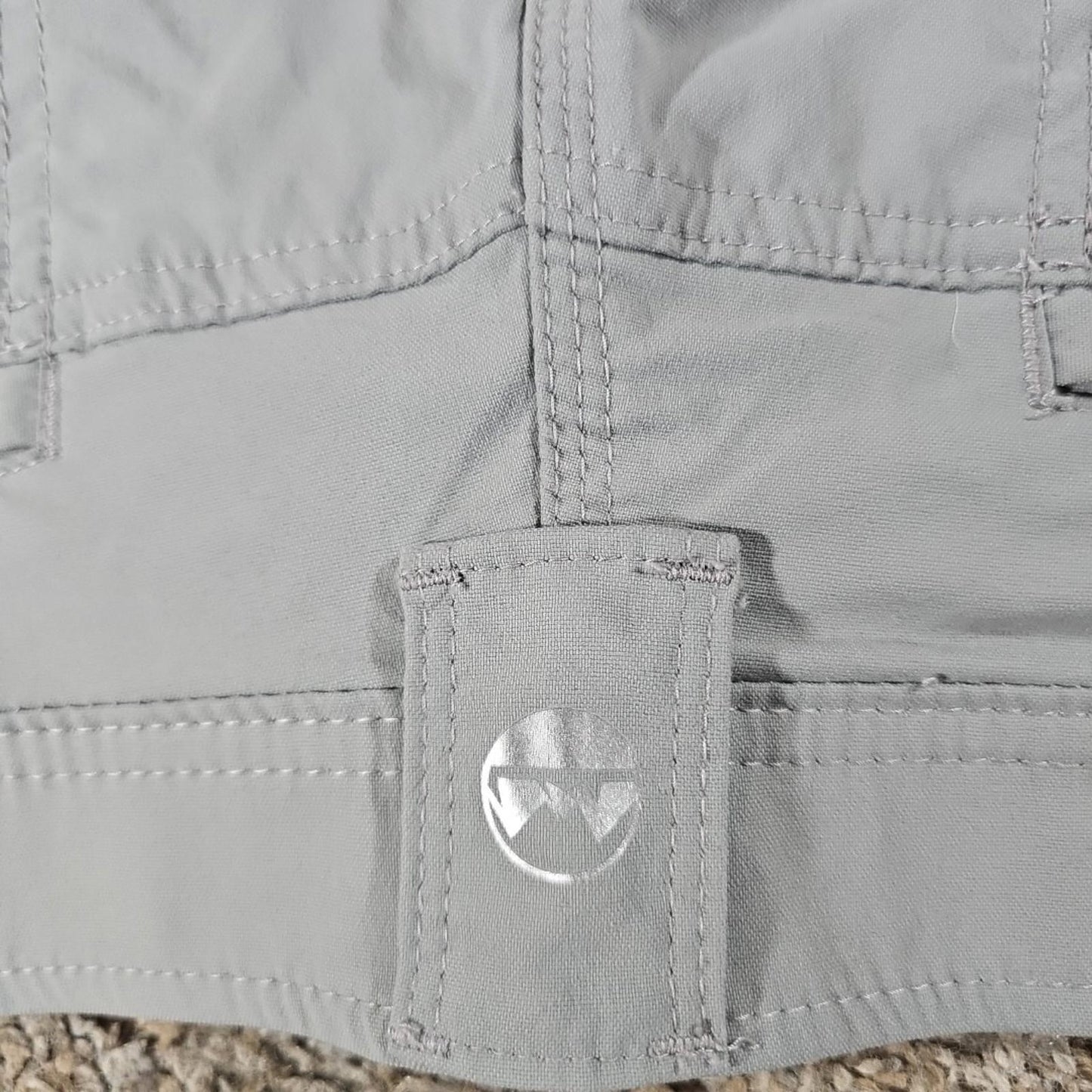 Wrangler Sz 36 Nylon Gray Hiking Shorts