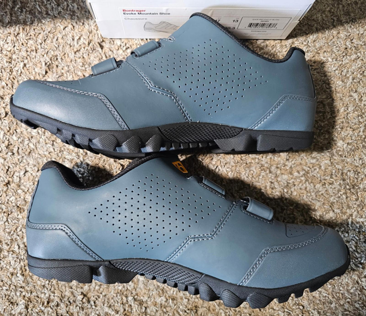 Bontrager Evoke Mountain Bike Shoe US14 EU47 Blue TREK