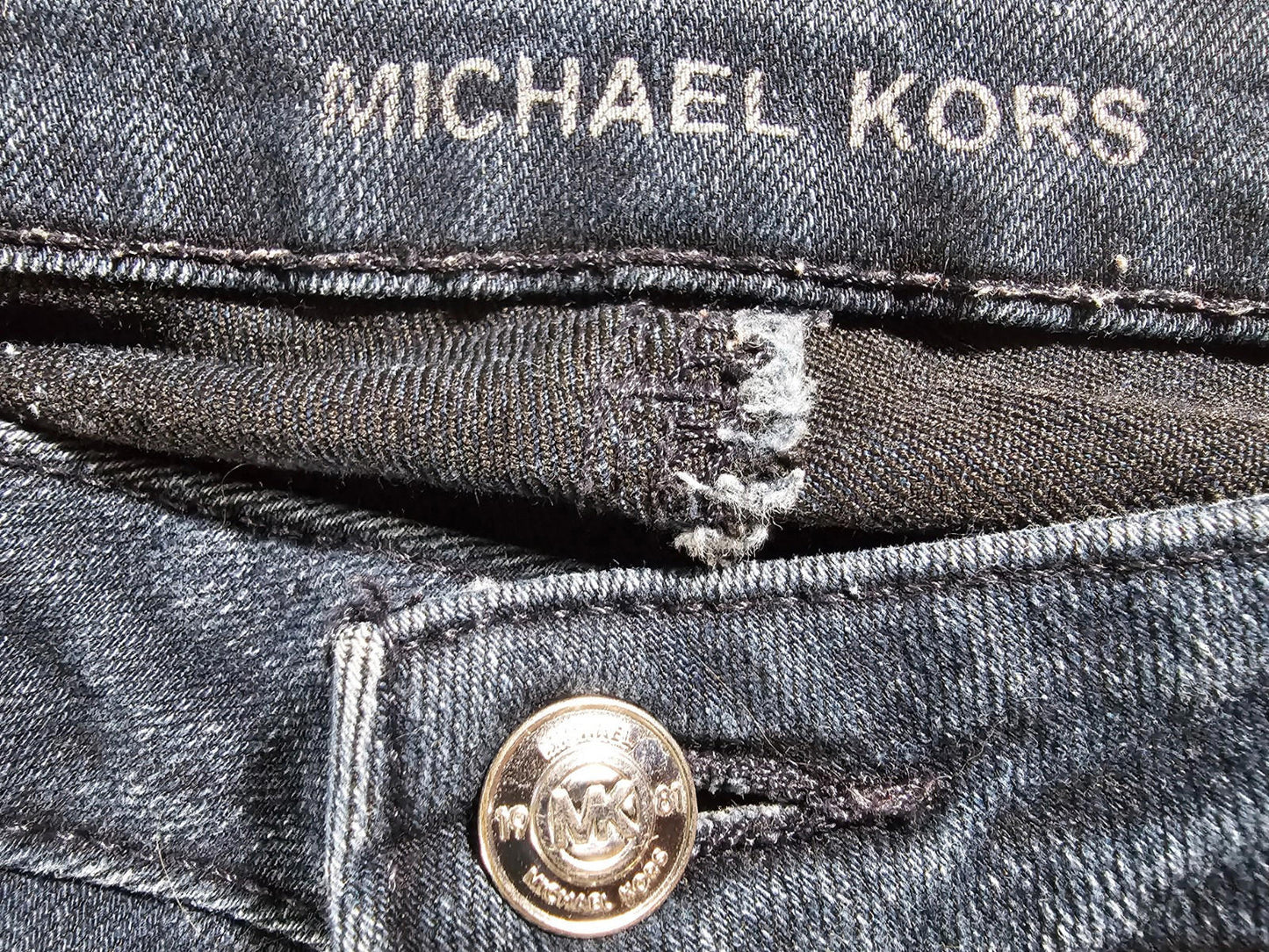 MK Michael Kors Womens sz 10 Tapered Mid Rise Stretch Jeans