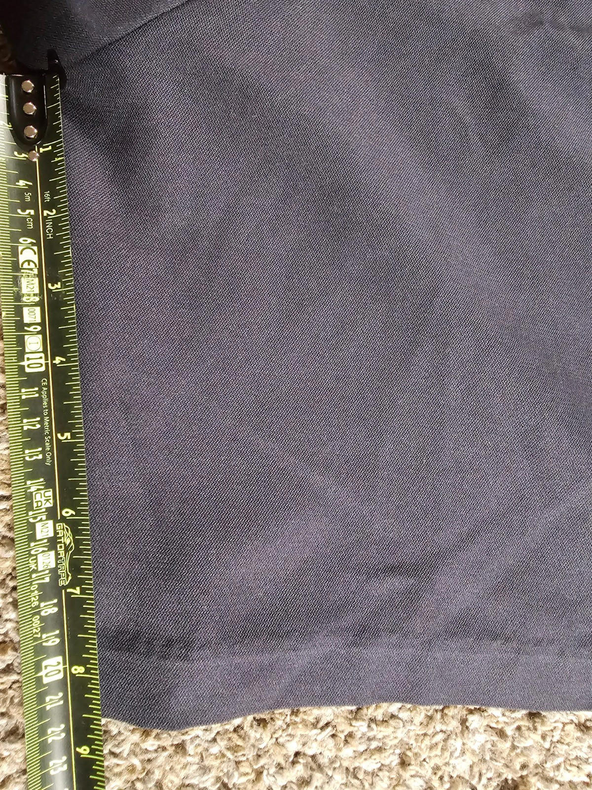 Men's Chaps Golf Shorts Blue Gray Size 38