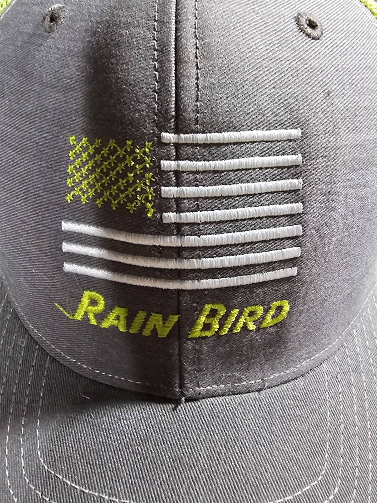 Rain Bird Mesh Snapback Hat USA Flag