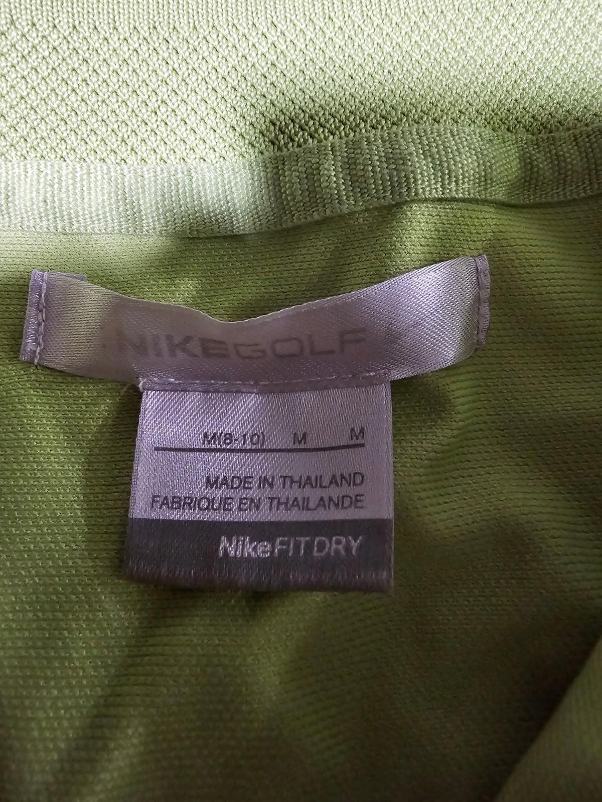 Nike Golf Green Polo Shirt Fit Dry Women Size M(8-10)