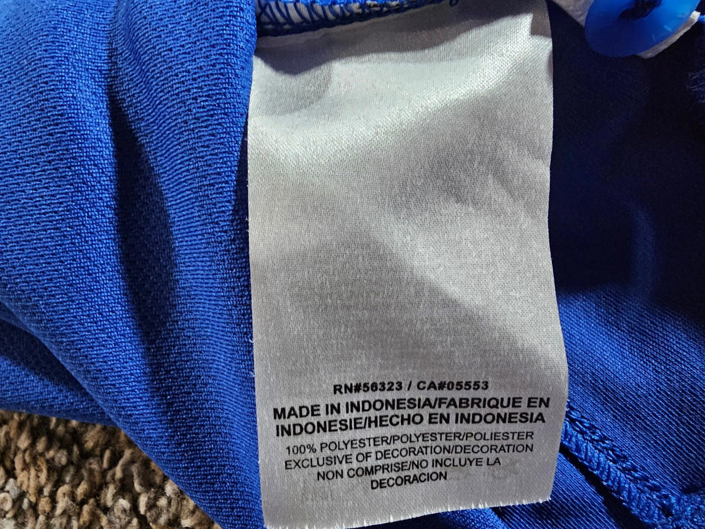 Nike Golf Dri-Fit Polo Shirt Mens S Blue Golf Breathable LM