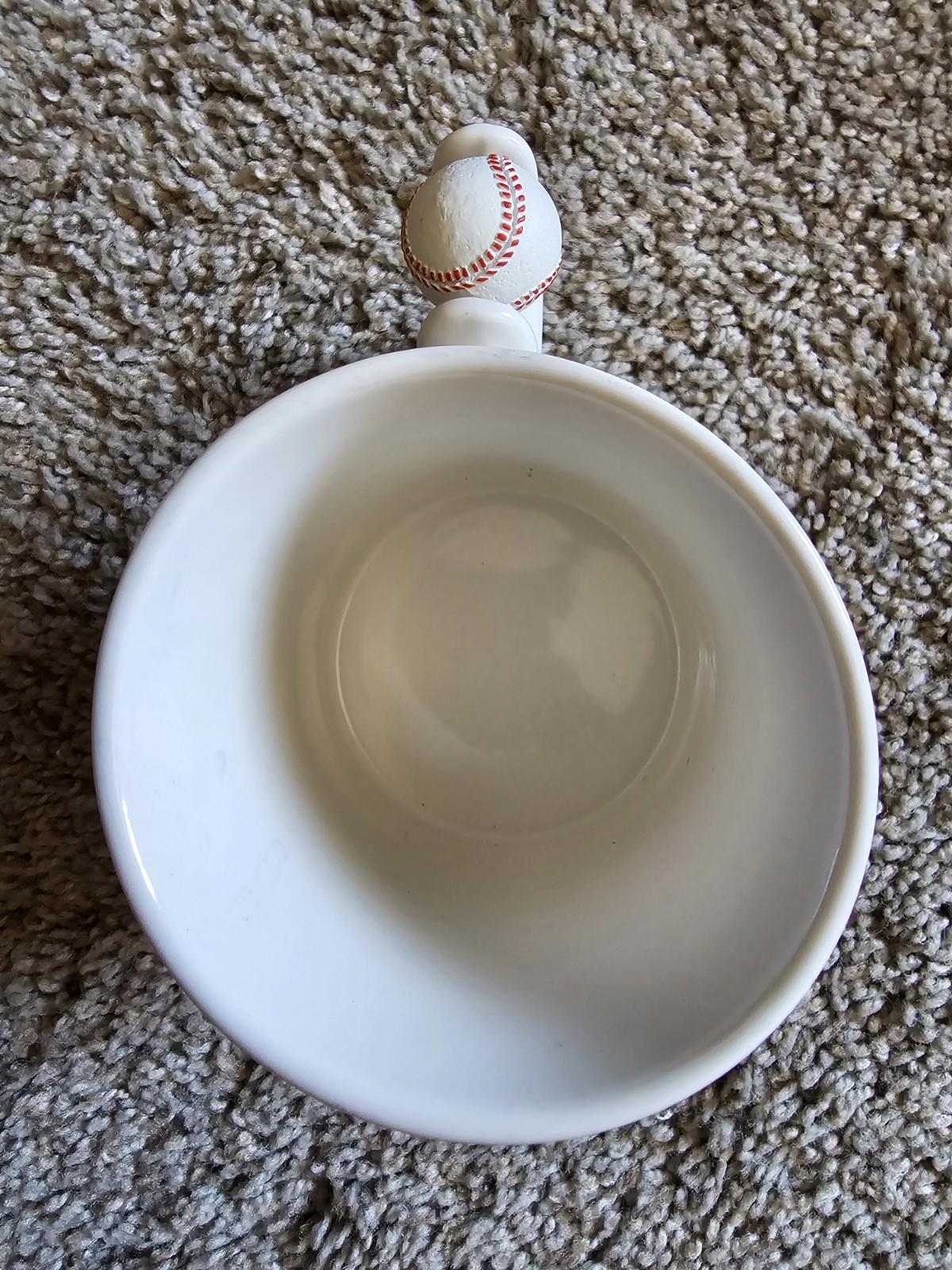 Dept 56 Baseball Spinners Ceramic Coffee Mug