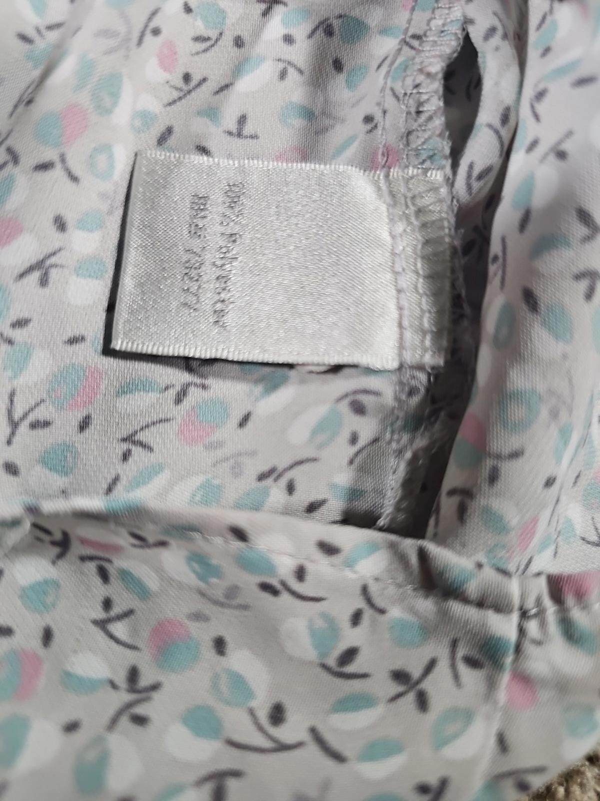 Lauren Conrad Blue And White Floral Tank Top MEDIUM