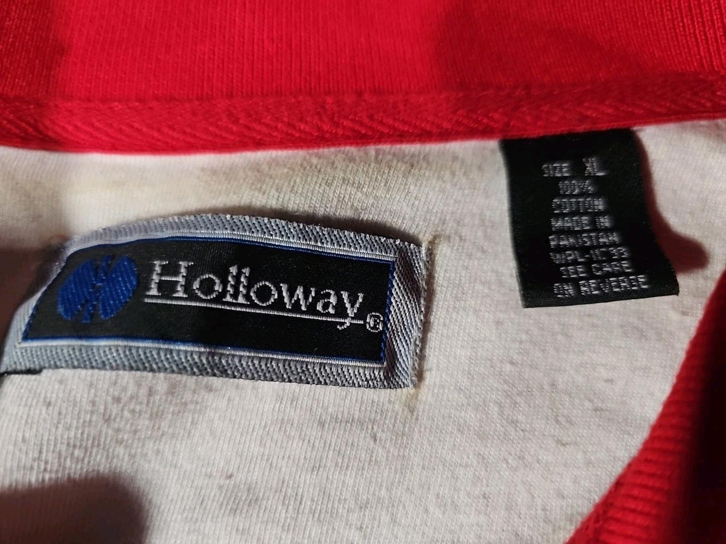 Holloway XL Wisconsin Badgers Red Polo
