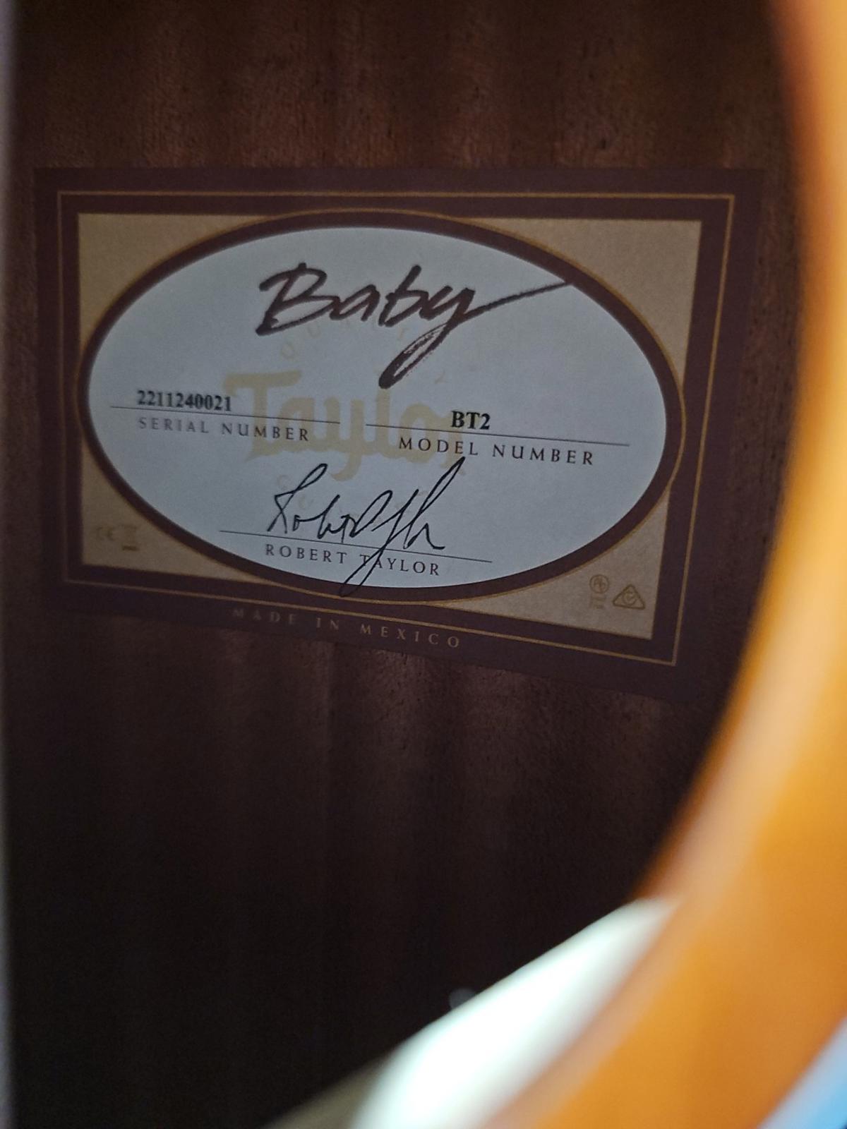 Baby TAYLOR Mahogany BT-2 Left Handed Acoustic Guitar w/ Gigbag NOT JUST 4 KIDS!