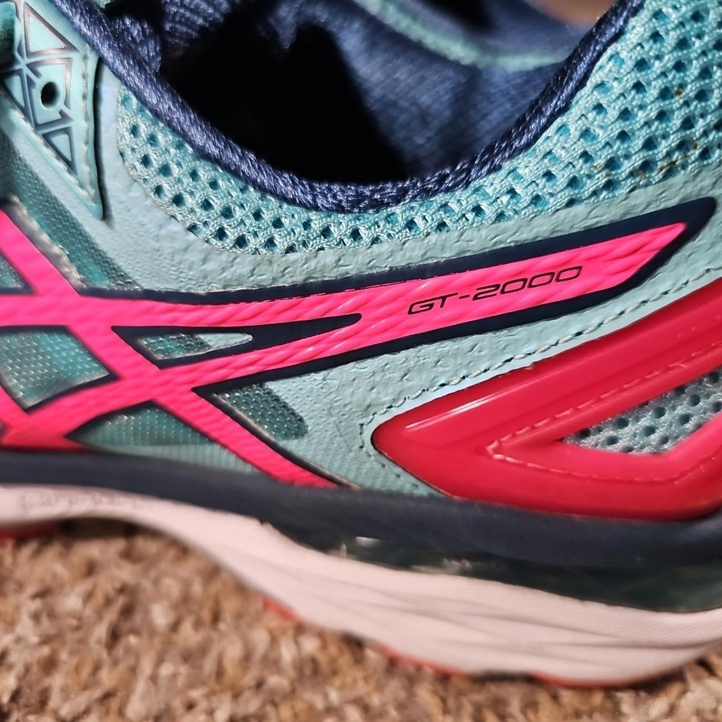 Asics GT-2000 Running Shoes Women 9 Mesh Stability Gel T656N
