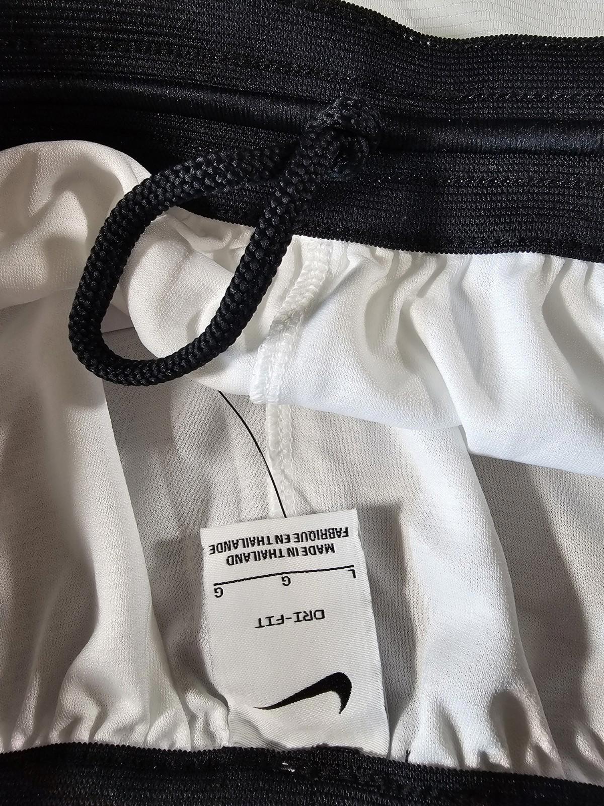 Nike Shorts Men Large White Dri-Fit Icon Basketball Active Gym AJ3914-100 NWD