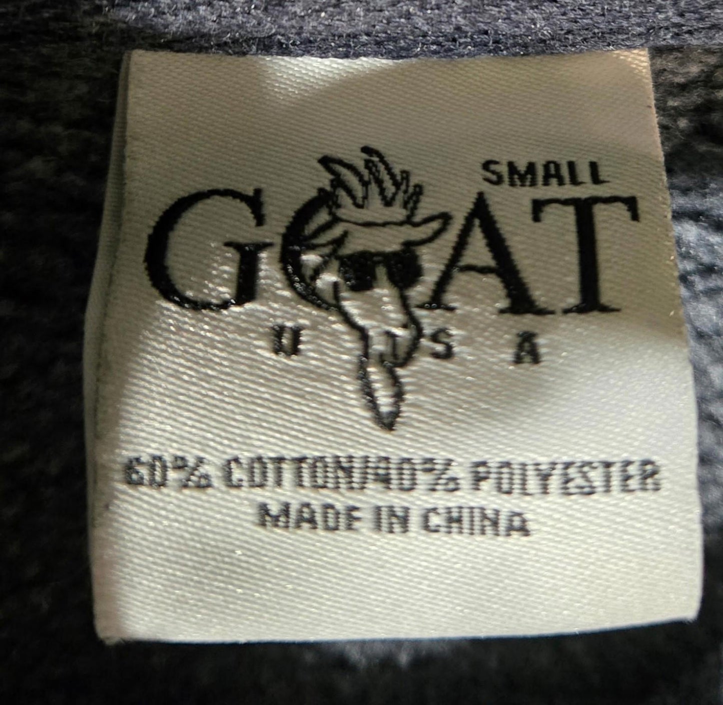 Adult GOAT USA Size Small Pullover Hoodie