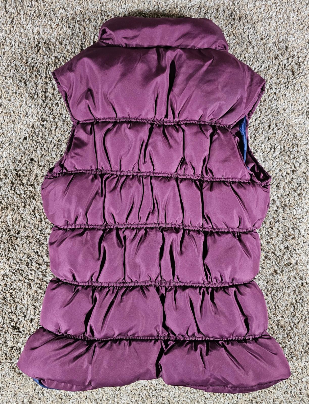 Uspa U.S. Polo purple puffer vest M