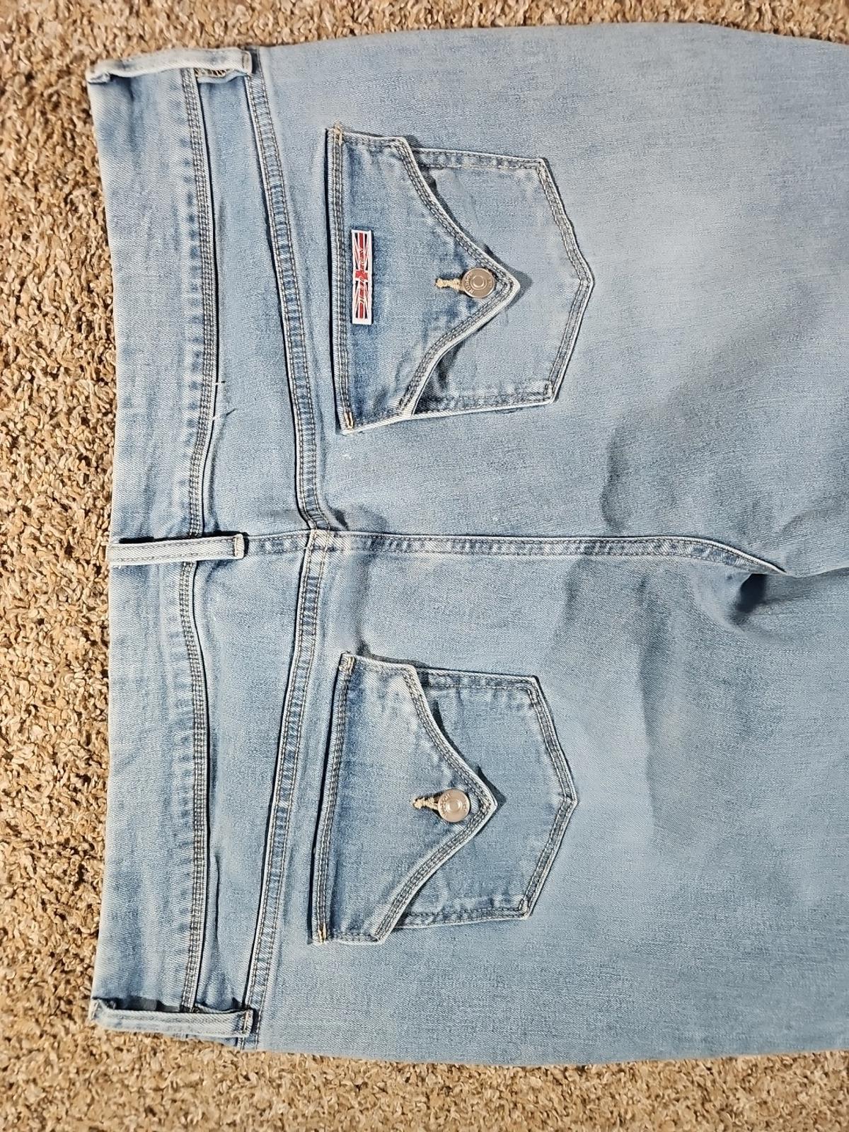 Hudson Los Angeles Sz 16 Blue Jeans Flap Pockets