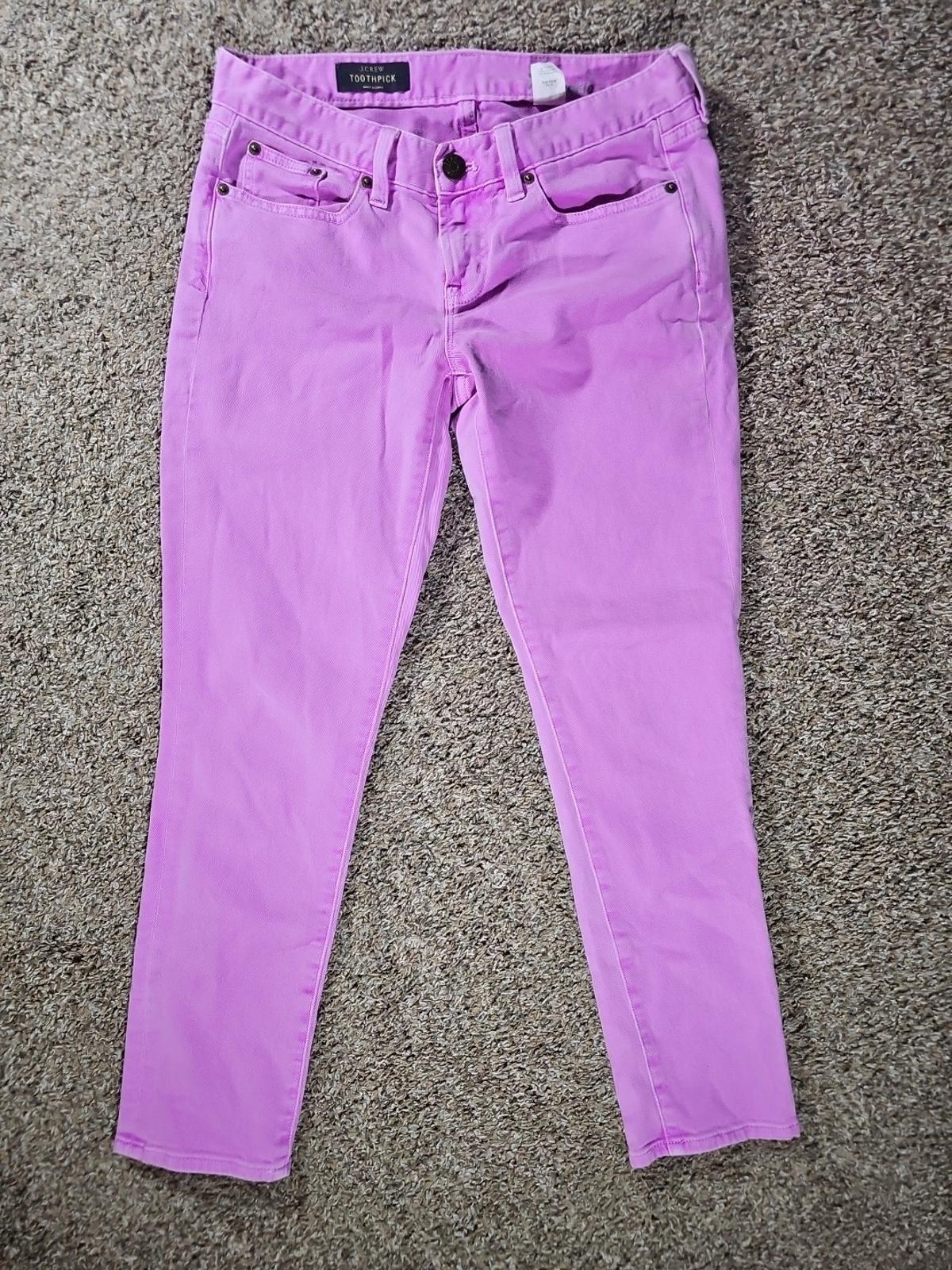 J. Crew Toothpick Sz 28 Ankle Pants