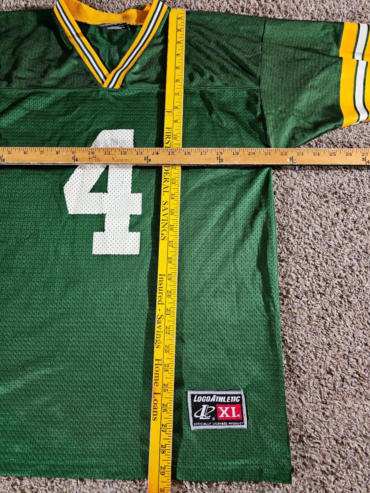 Vintage Logo Brett Favre NFL Football Jersey Youth XL 18-20