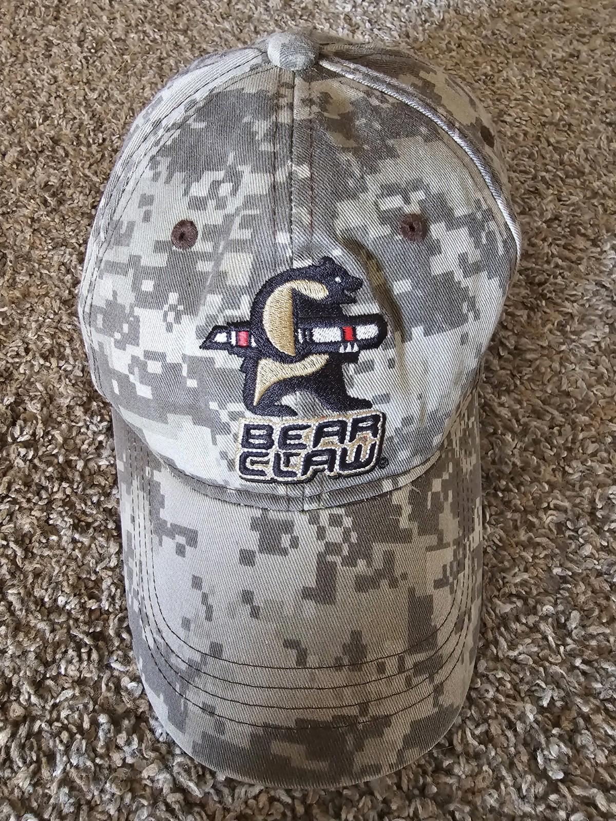 Exelis camo Bear Claw hat Strapback