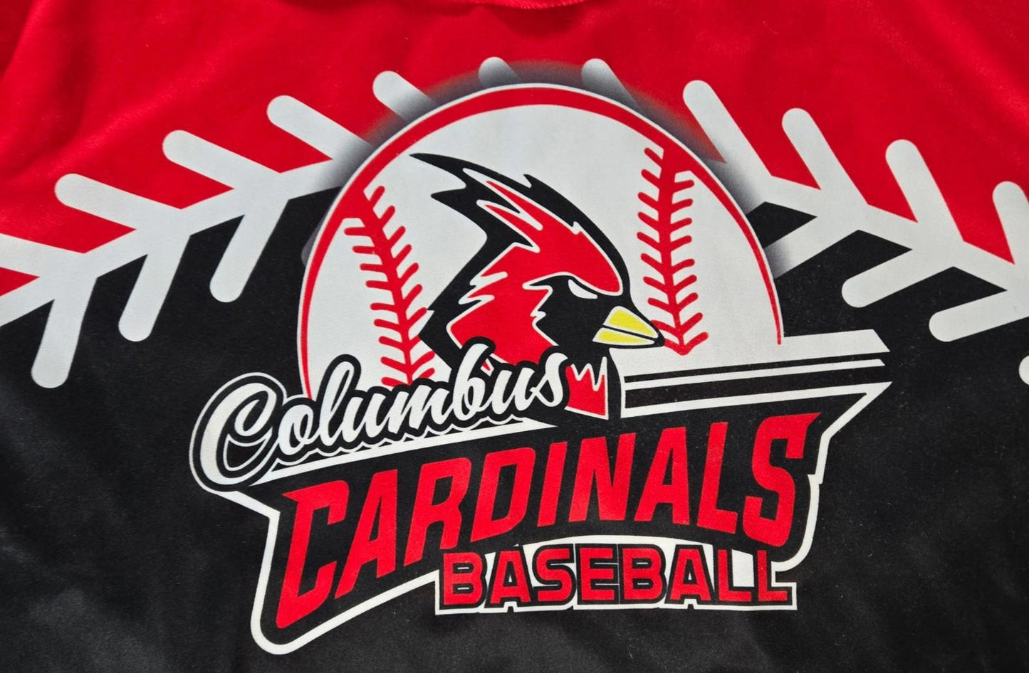 Columbus Cardinals Baseball Hoodie XL