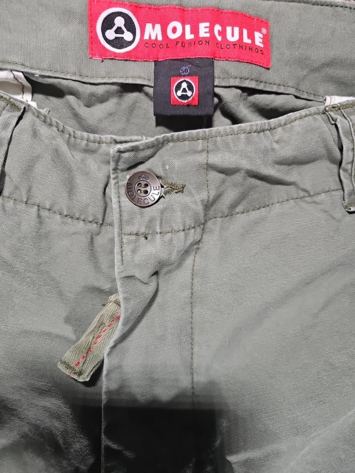Y2K Molecule Cool Fusion Clothing Sz 50 Cargo Pants HEAVY