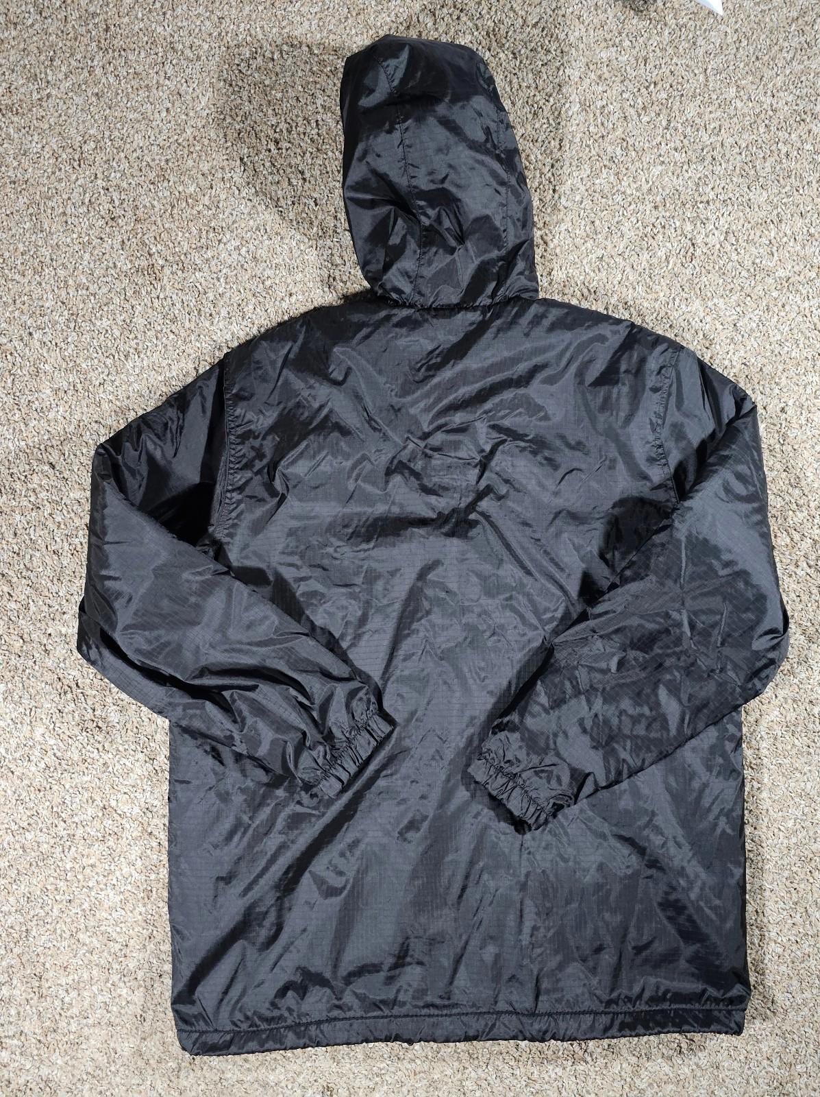 Dickies Jacket Small Black Nylon Ripstop Fleece Lined Hooded